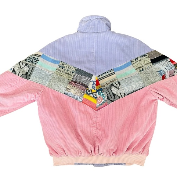 Rarework Studio Sherpa Aztec Bomber Jacket - Picture 8 of 12